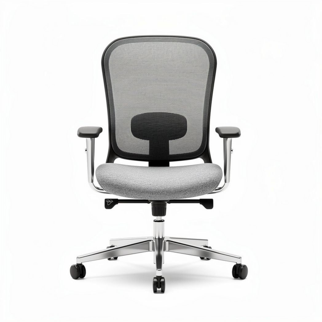 Ergonomic office chair with mesh back support and adjustable armrests 60 x 60 x 100cm