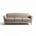 Modern fabric sofa with wooden legs and ergonomic design 200 x 90 x 80cm