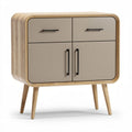 Modern oak sideboard with four drawers and minimalist design 80 x 40 x 75cm